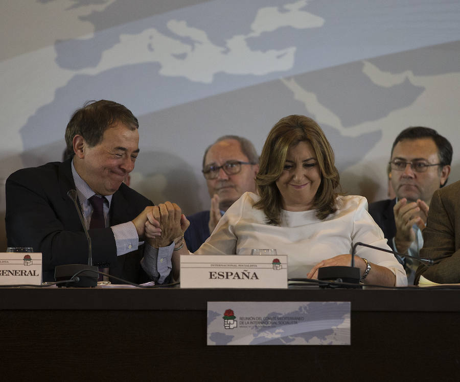 Susana Díaz clausura un acto socialista en Málaga