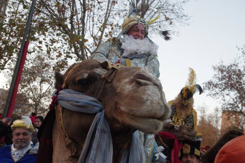 Cabalgata de los Reyes Magos por la Cruz de Humilladero 2017