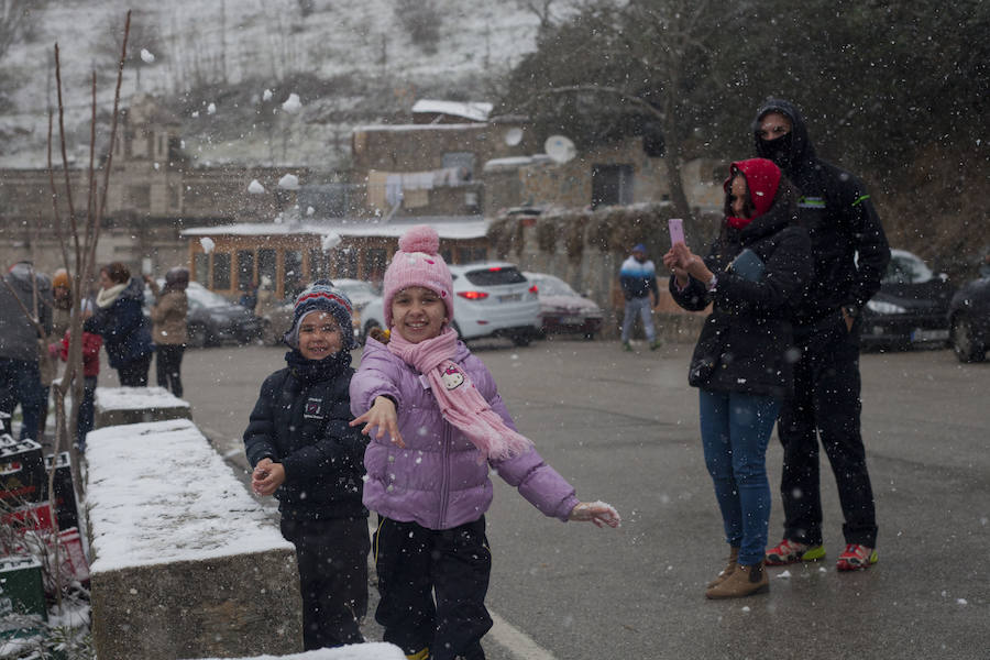 La nieve llega a los Montes de Málaga