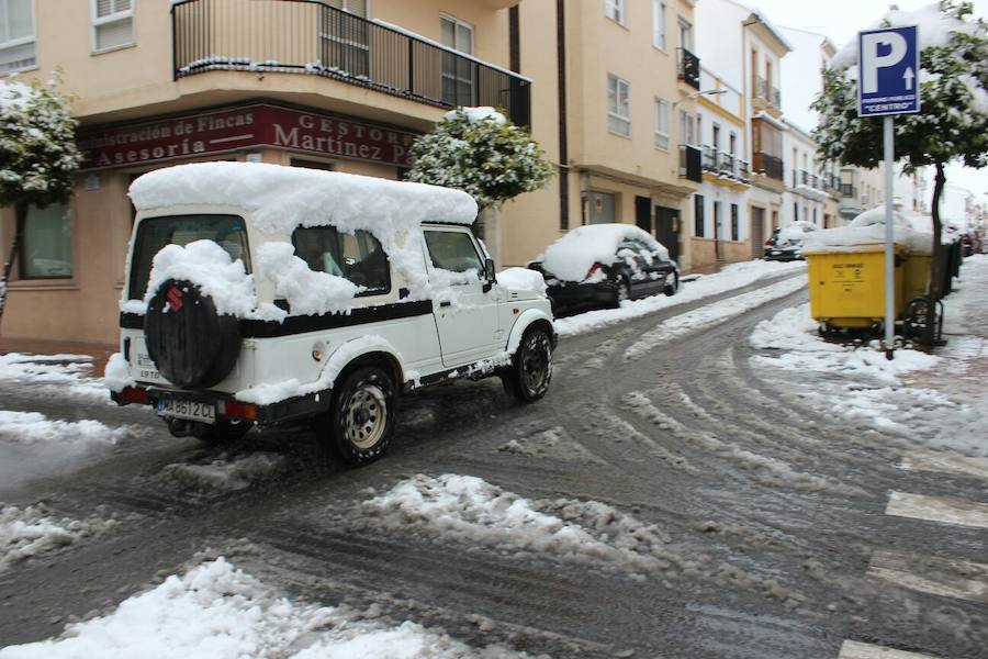 Histórica nevada en Ronda