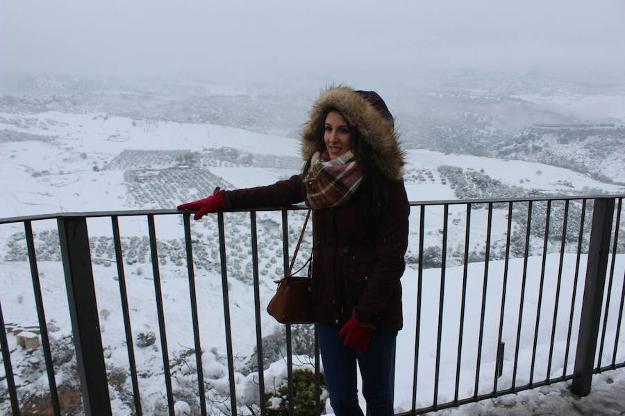 Histórica nevada en Ronda