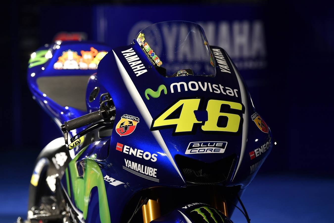 La nueva Yamaha de Rossi y Viñales