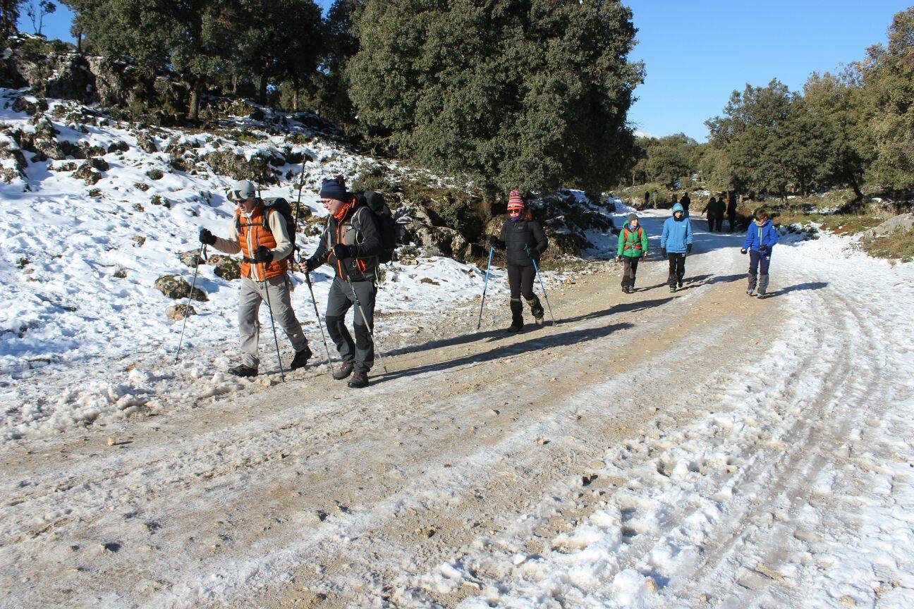 Malagueños en la Sierra de las Nieves