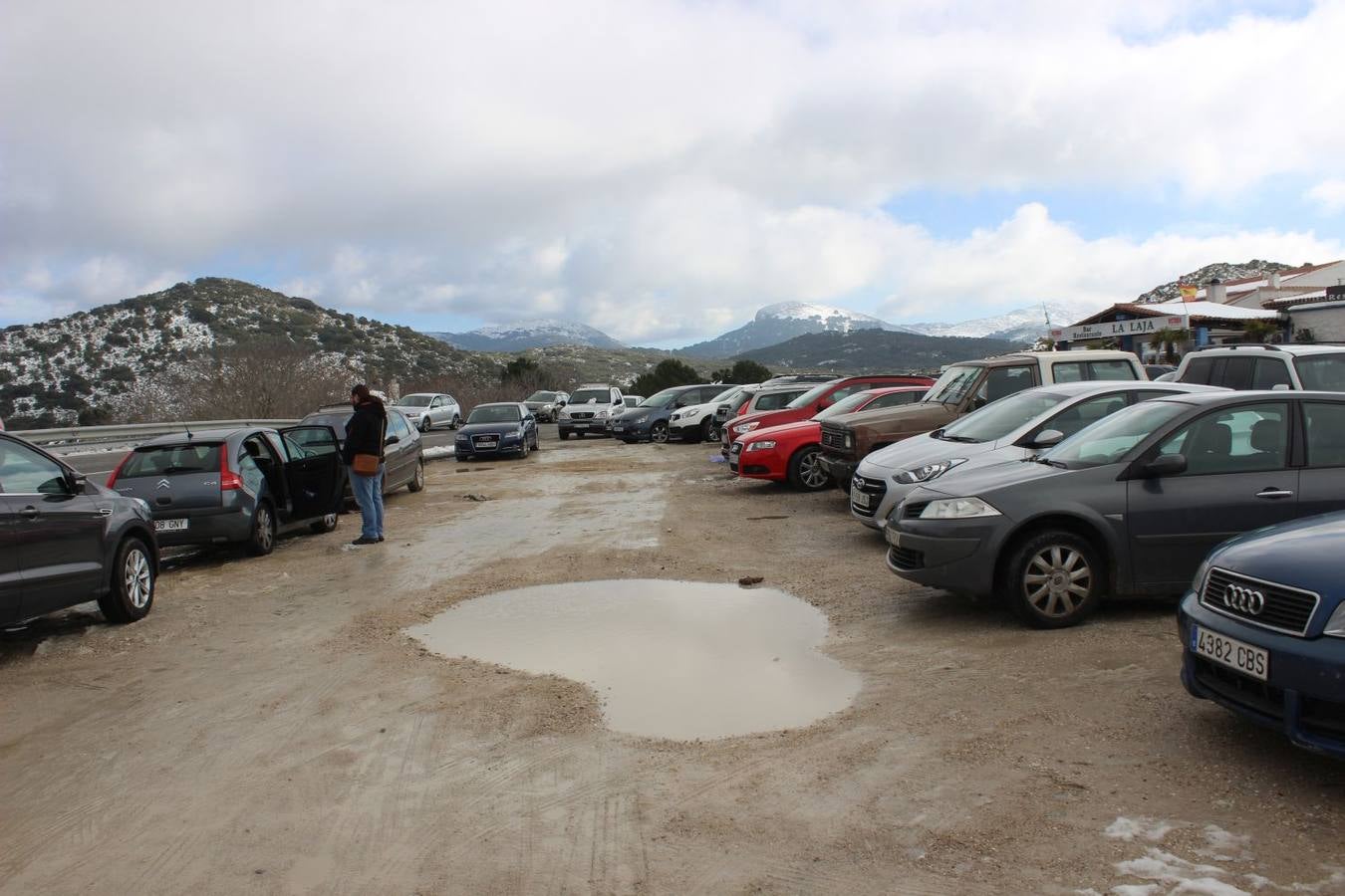 Malagueños en la Sierra de las Nieves.