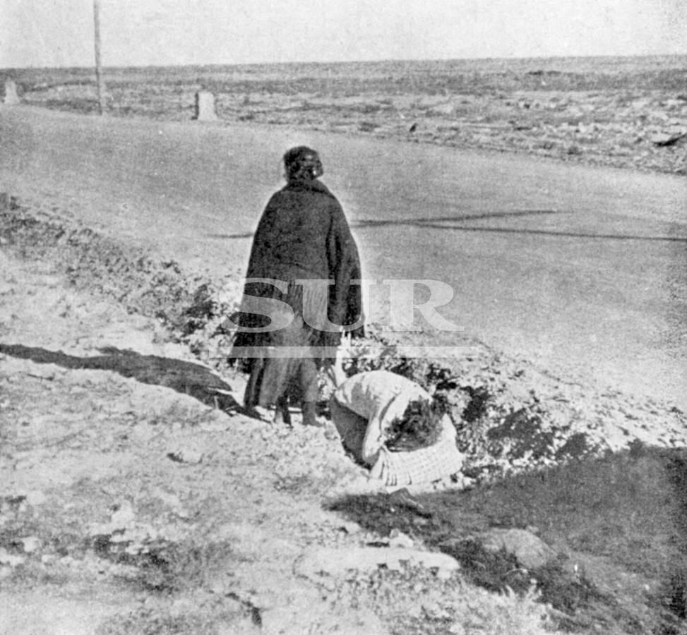 La huida por la Carretera de Málaga-Almería vista por Norman Bethune