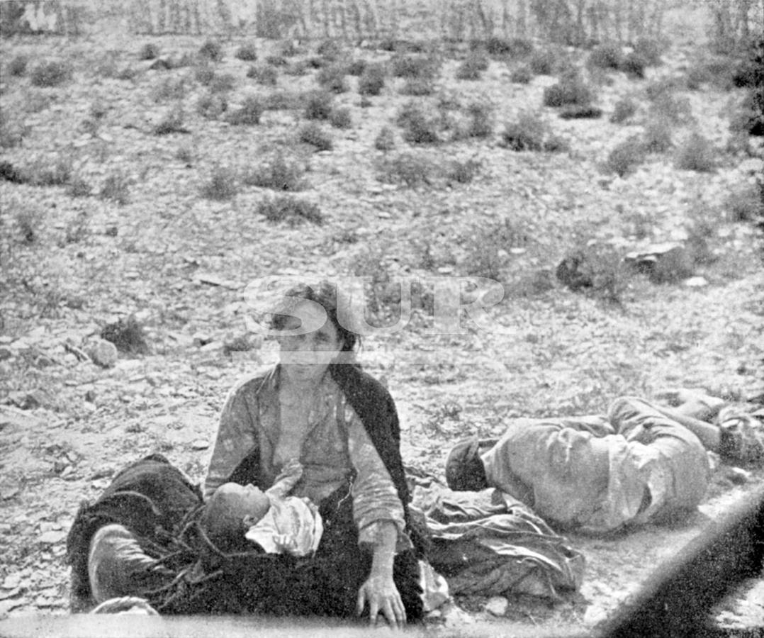 La huida por la Carretera de Málaga-Almería vista por Norman Bethune