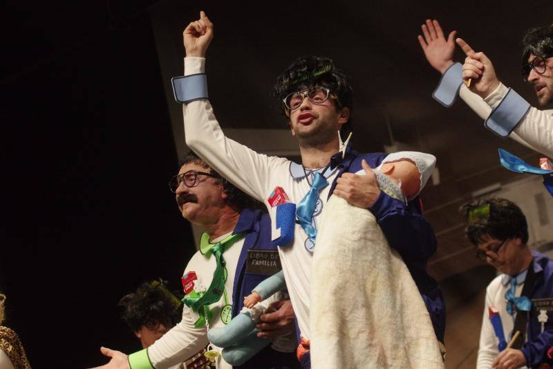 La séptima preliminar del concurso de canto del Carnaval de Málaga, en imágenes