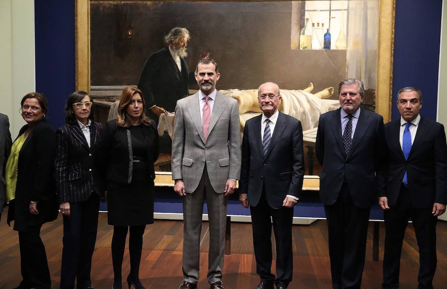 El Rey visita el Museo de Málaga