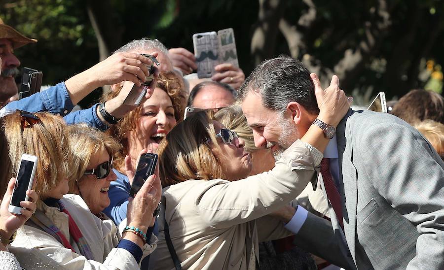 El Rey visita el Museo de Málaga