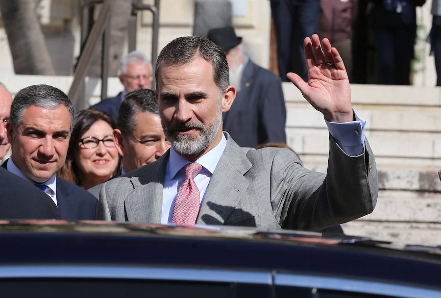 El Rey visita el Museo de Málaga