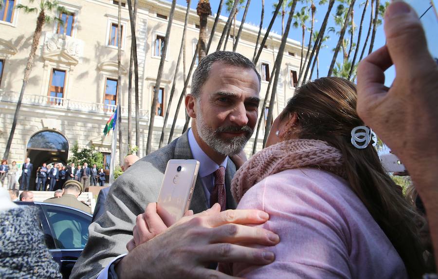 El Rey visita el Museo de Málaga