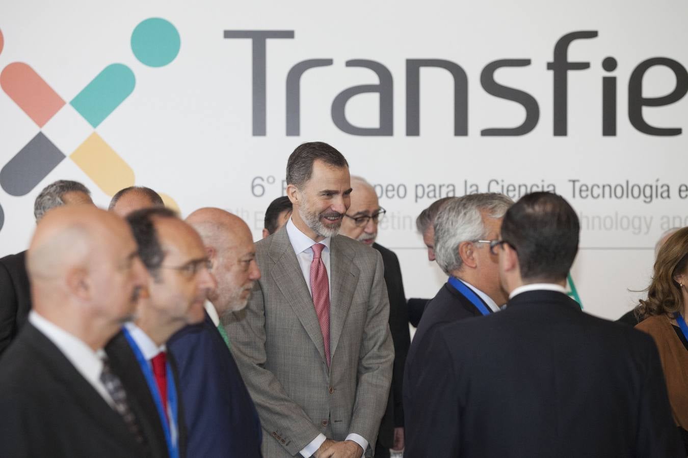 El Rey Felipe VI inaugura el Foro Transfiere