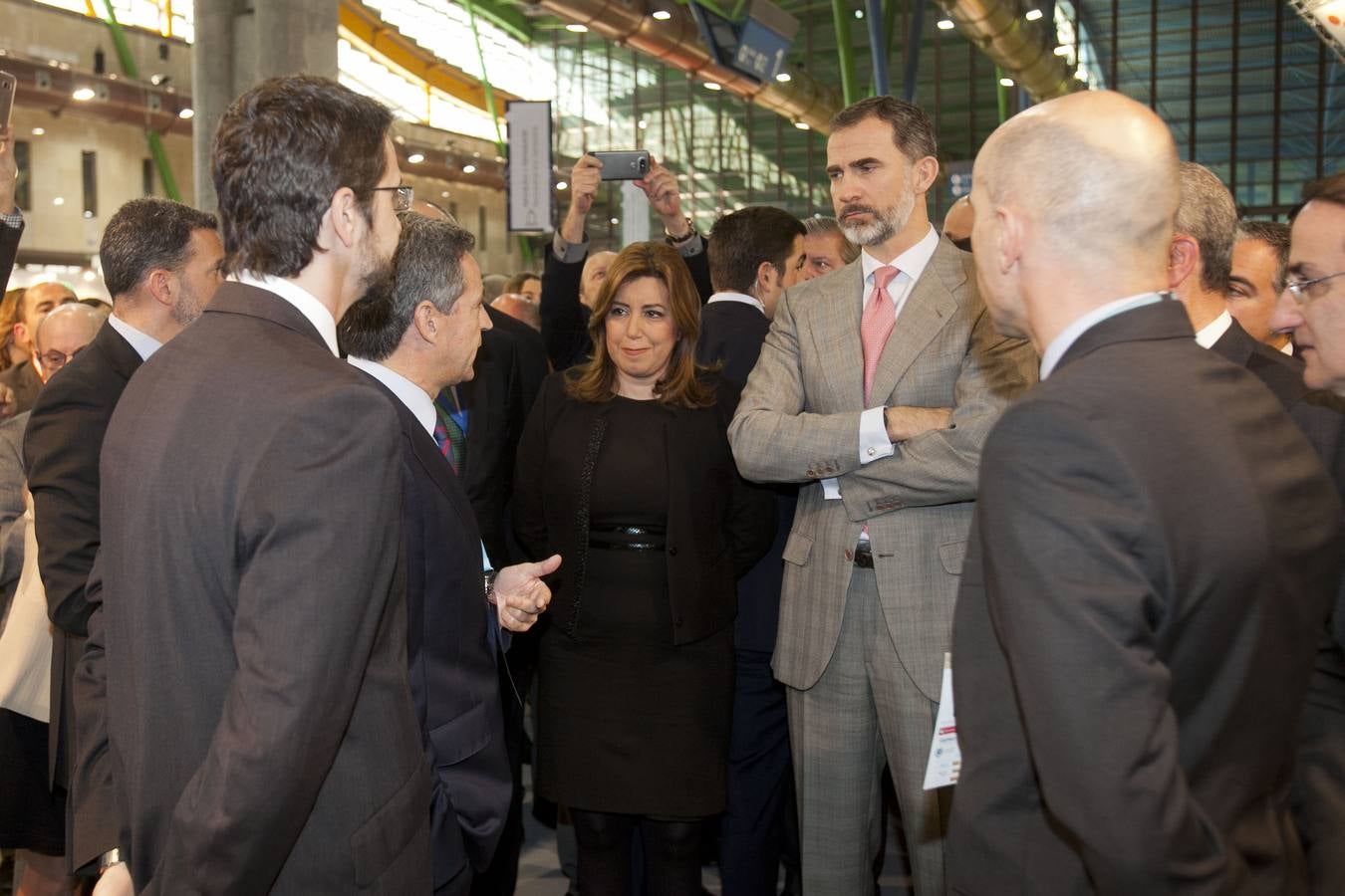 El Rey Felipe VI inaugura el Foro Transfiere