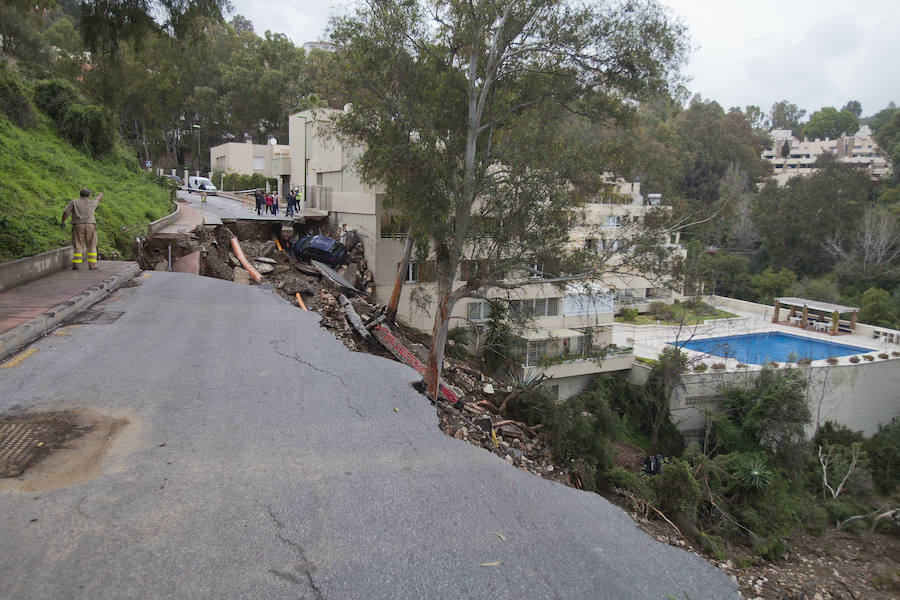 Así ha afectado la tromba de agua a Málaga capital