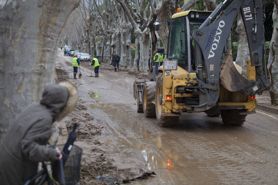 Así ha afectado la tromba de agua a Málaga capital