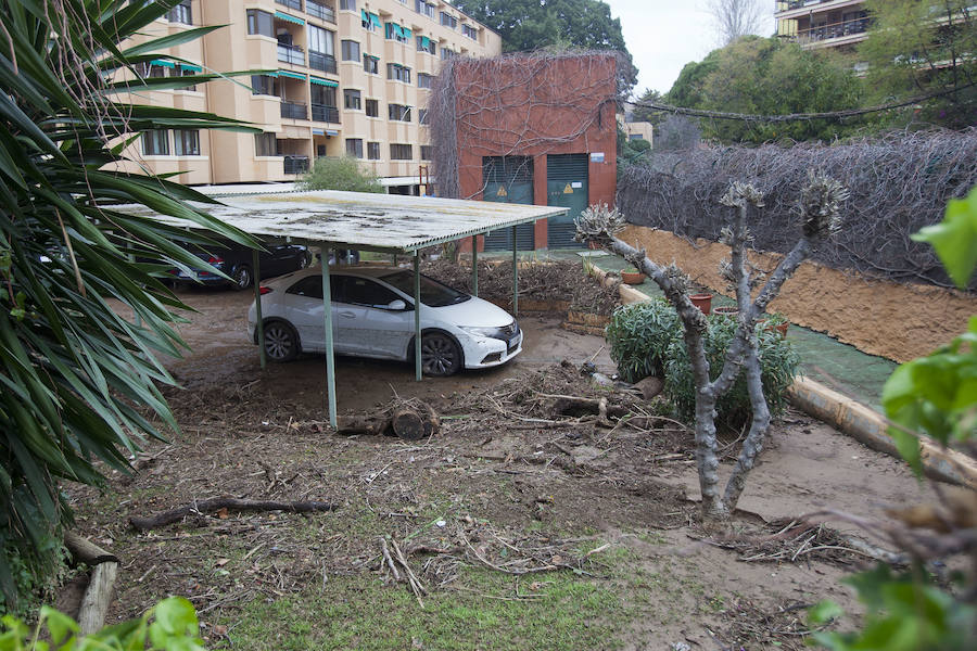 Así ha afectado la tromba de agua a Málaga capital