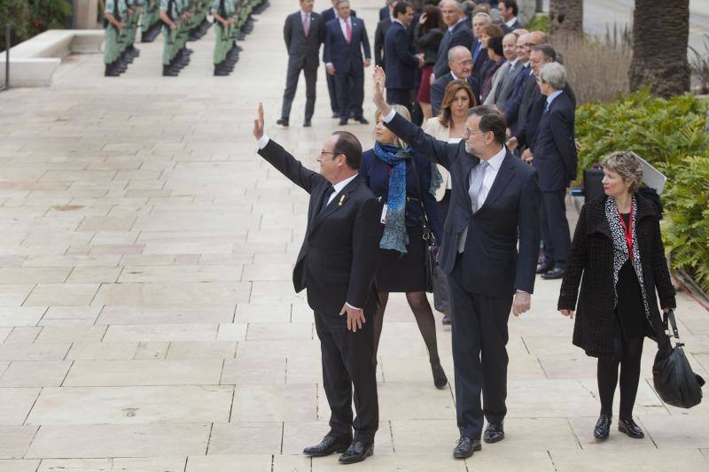 Las mejores imágenes de la cumbre hispano-francesa en Málaga (III)