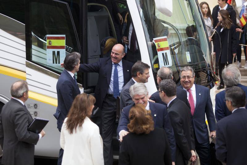 Las mejores imágenes de la cumbre hispano-francesa en Málaga (III)