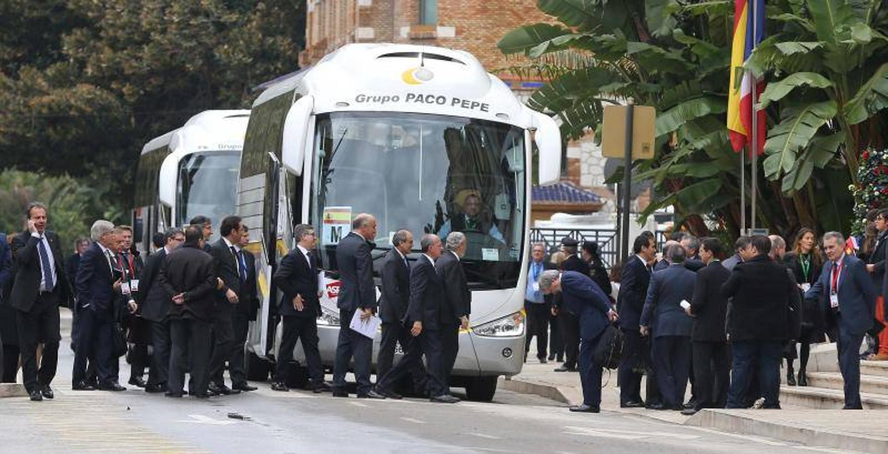 Las mejores imágenes de la cumbre hispano-francesa en Málaga (II)