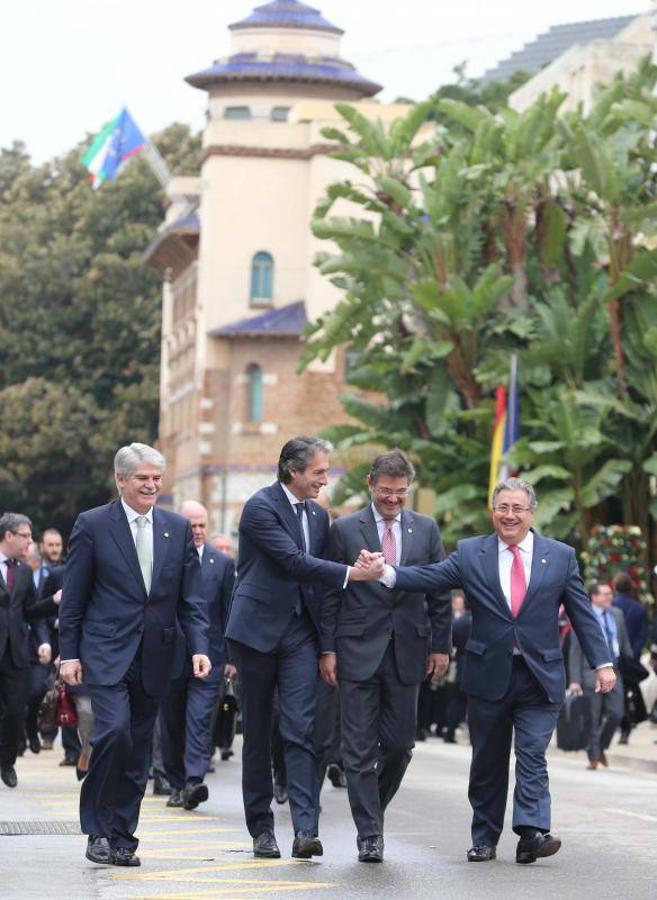 Las mejores imágenes de la cumbre hispano-francesa en Málaga (II)