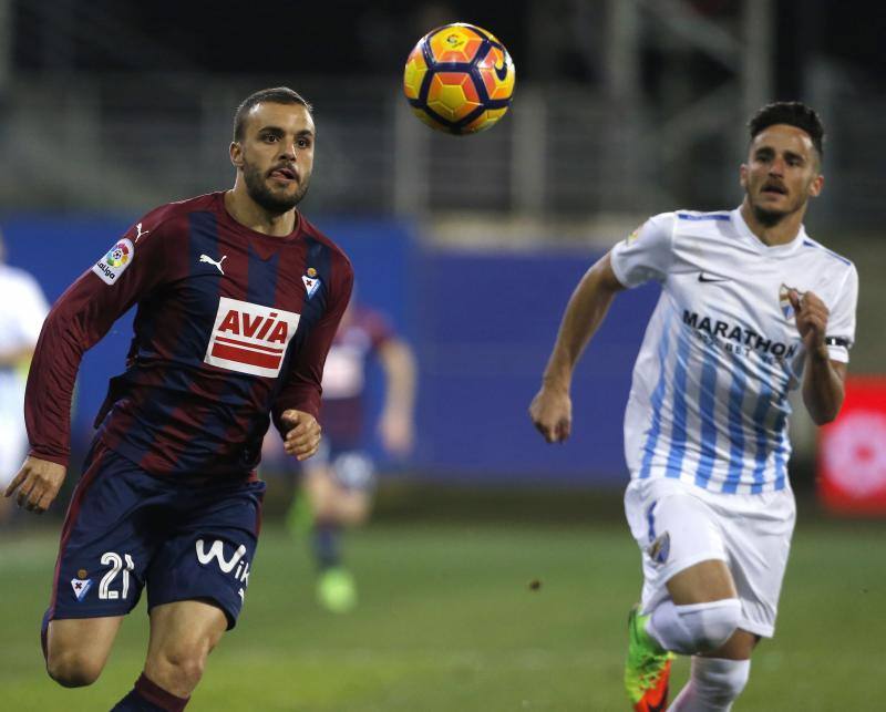 El Eibar-Málaga, en fotos