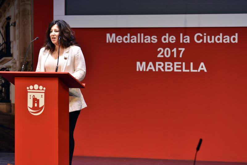 Fotos de la entrega de la Medalla de la Ciudad de Marbella