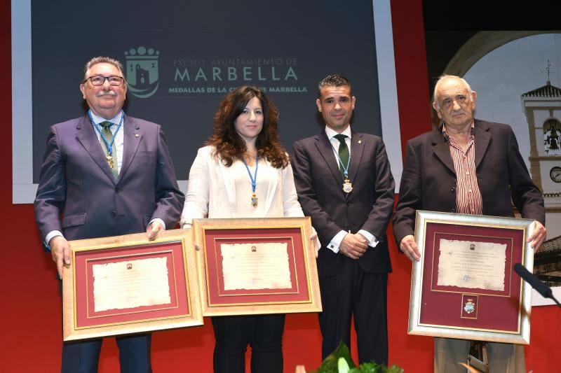 Fotos de la entrega de la Medalla de la Ciudad de Marbella