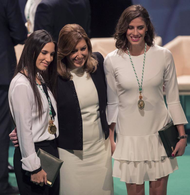 Fotos de la entrega de las Medallas de Andalucía 2017