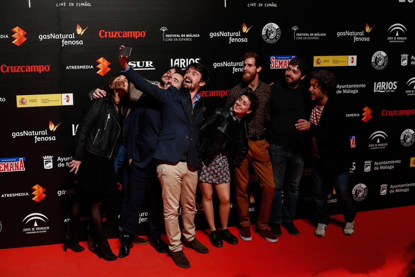 Alfombra roja del Festival de Málaga en Madrid