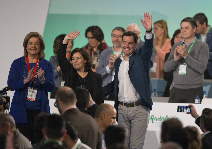 Soraya Sáenz de Santamaría en la segunda jornada del 15 congreso del PP andaluz