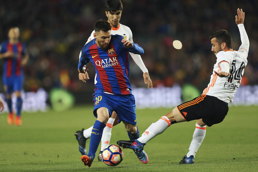 El Barcelona-Valencia, en imágenes