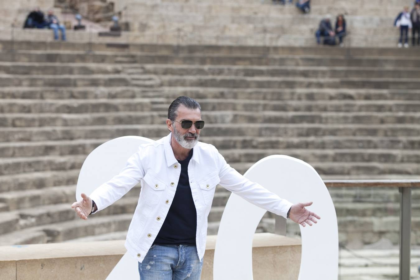 Las mejores fotos de Antonio Banderas en el Festival de Málaga