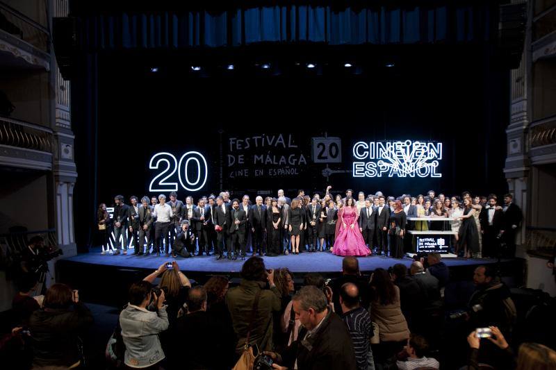 La gala de clausura del Festival de Cine de Málaga, en imágenes