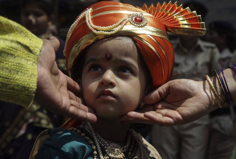 Fotos del festival hindú Gudi Padwa, el Año Nuevo de Maharashtrian