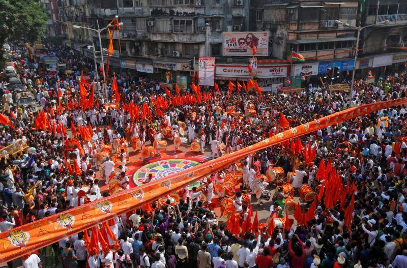 Fotos del festival hindú Gudi Padwa, el Año Nuevo de Maharashtrian