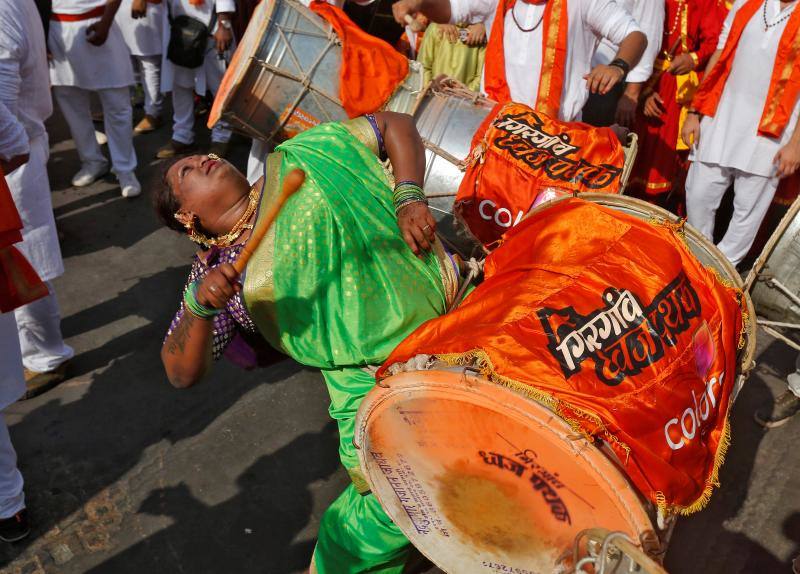 Fotos del festival hindú Gudi Padwa, el Año Nuevo de Maharashtrian