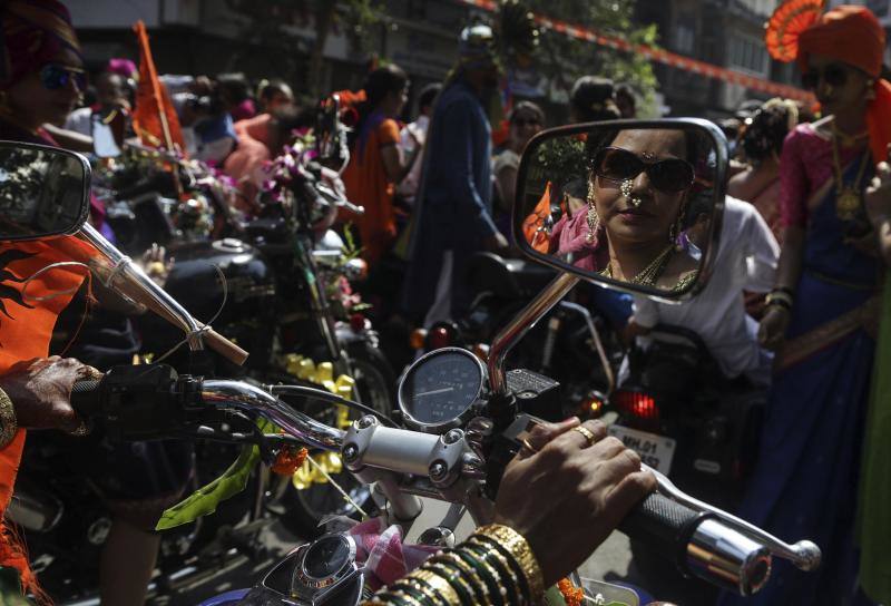 Fotos del festival hindú Gudi Padwa, el Año Nuevo de Maharashtrian