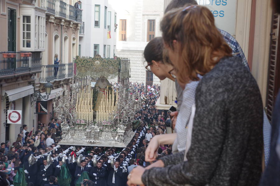 Estudiantes procesiona por Málaga