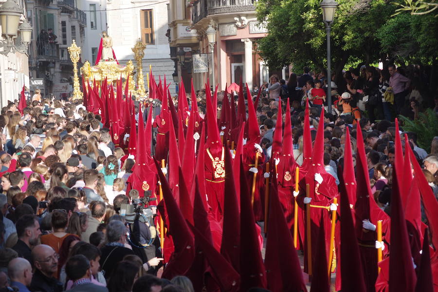 Estudiantes procesiona por Málaga