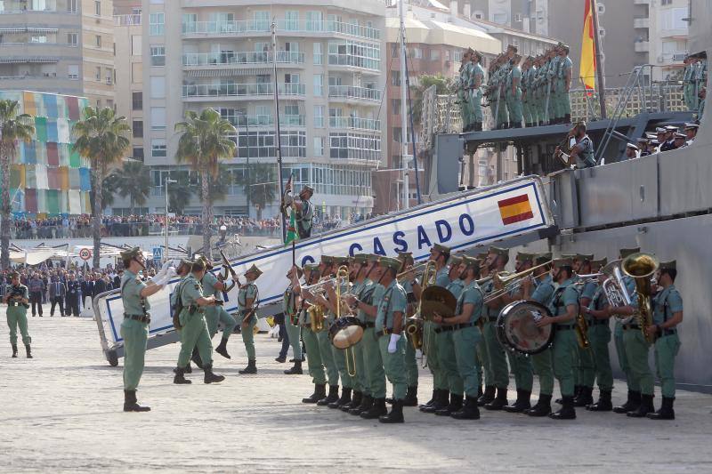 Fotos del desembarco de la Legión en Málaga el Jueves Santo