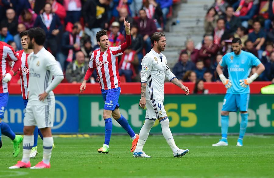 El Sporting-Real Madrid, en imágenes