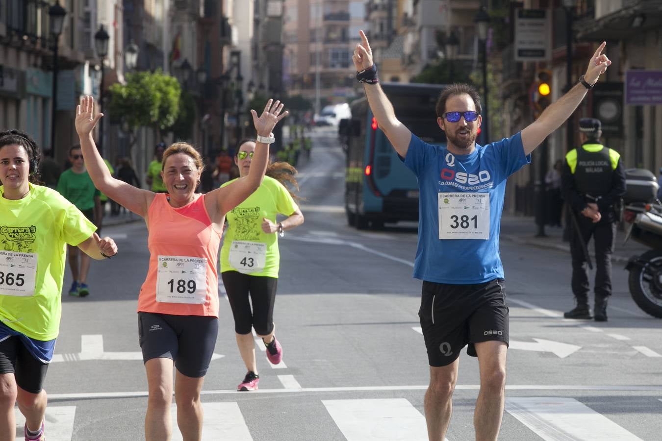 Las mejores fotos de la segunda Carrera de la Prensa de Málaga (I)