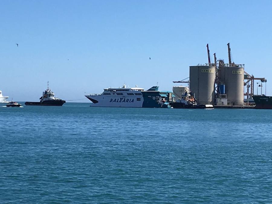 Así ha quedado el &#039;melillero&#039; de Balearia
