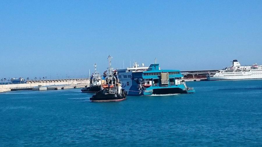 Así ha quedado el &#039;melillero&#039; de Balearia