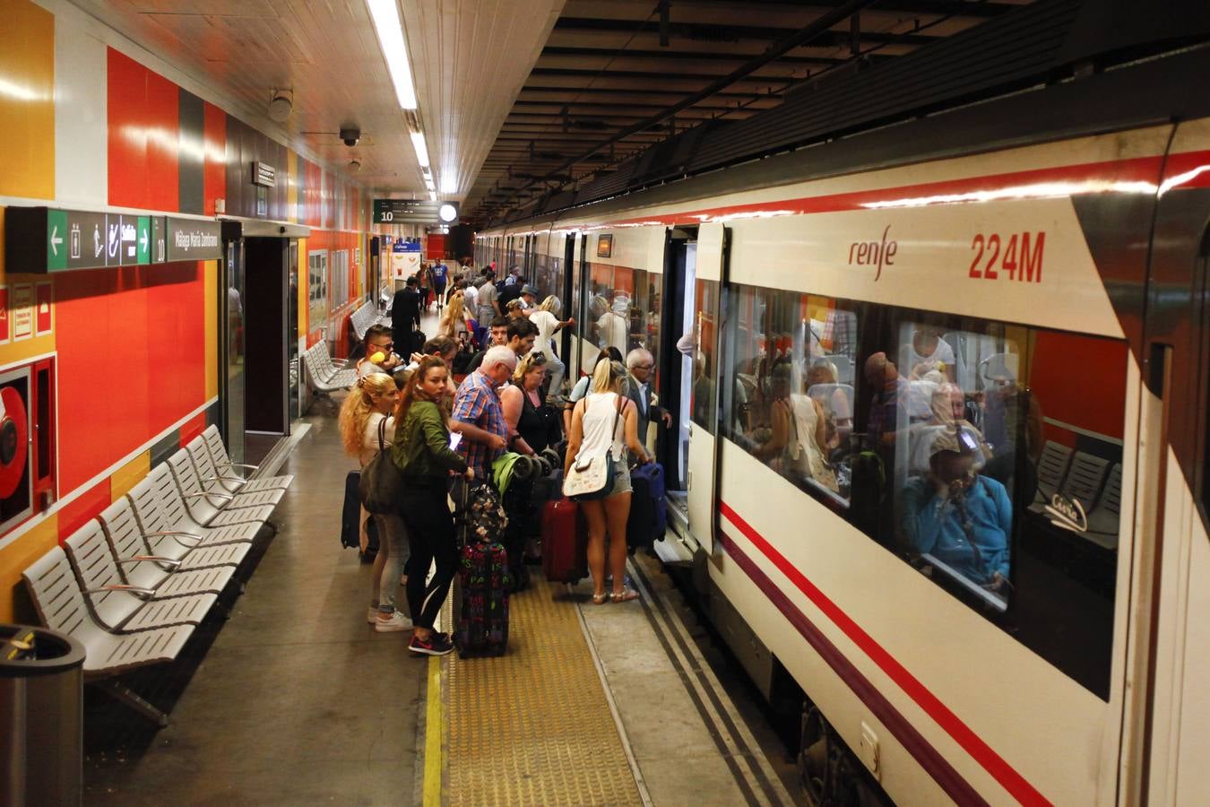Retrasos en el Cercanías de Fuengirola