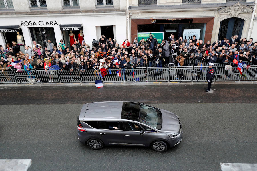 La ceremonia de proclamación del nuevo presidente de Francia, en imágenes