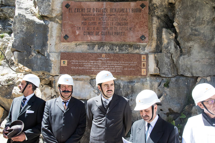 Las visitas teatralizadas del Caminito del Rey, en imágenes