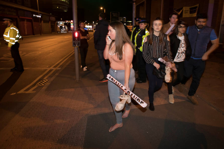 Las imágenes del atentado perpetrado tras un concierto de Ariana Grande en Mánchester