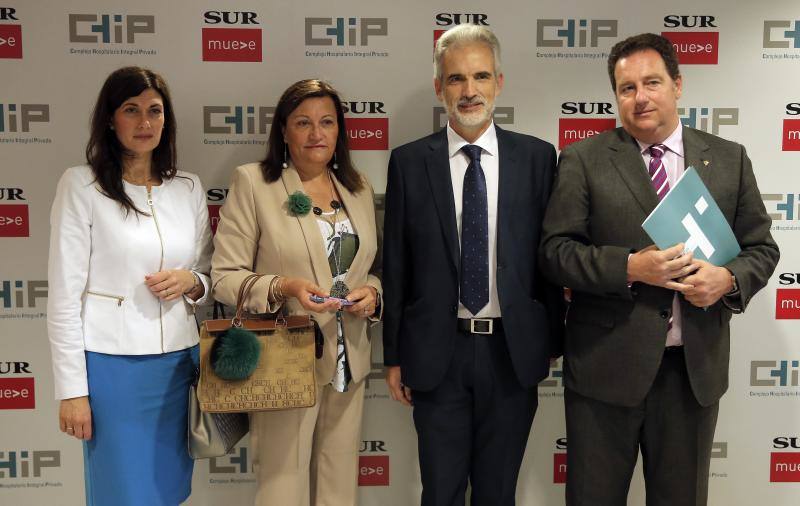 Fotos del coloquio con el consejero andaluz de Salud, Aquilino Alonso