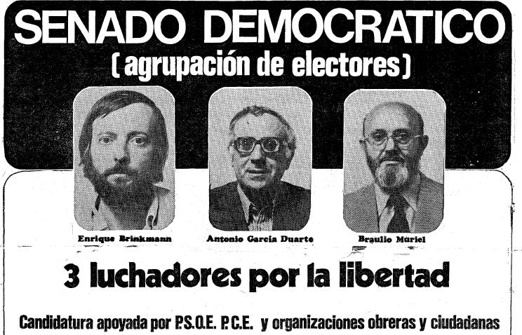 Anuncios electorales de la campaña del 15-J en Málaga